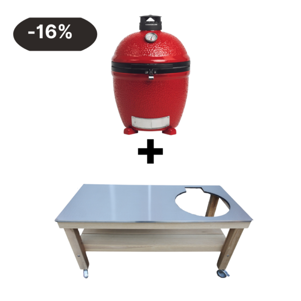Classic 2 + RVS Oak Table