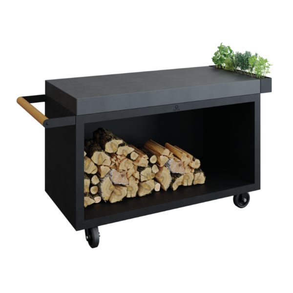 OFYR Mise en Place Table Black 135 PRO Dark Grey Ceramic