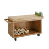 OFYR Mise en Place Table Corten 135 PRO Teak