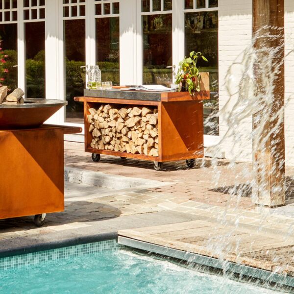 OFYR Mise en Place Table Corten 135 PRO Dark Ceramic